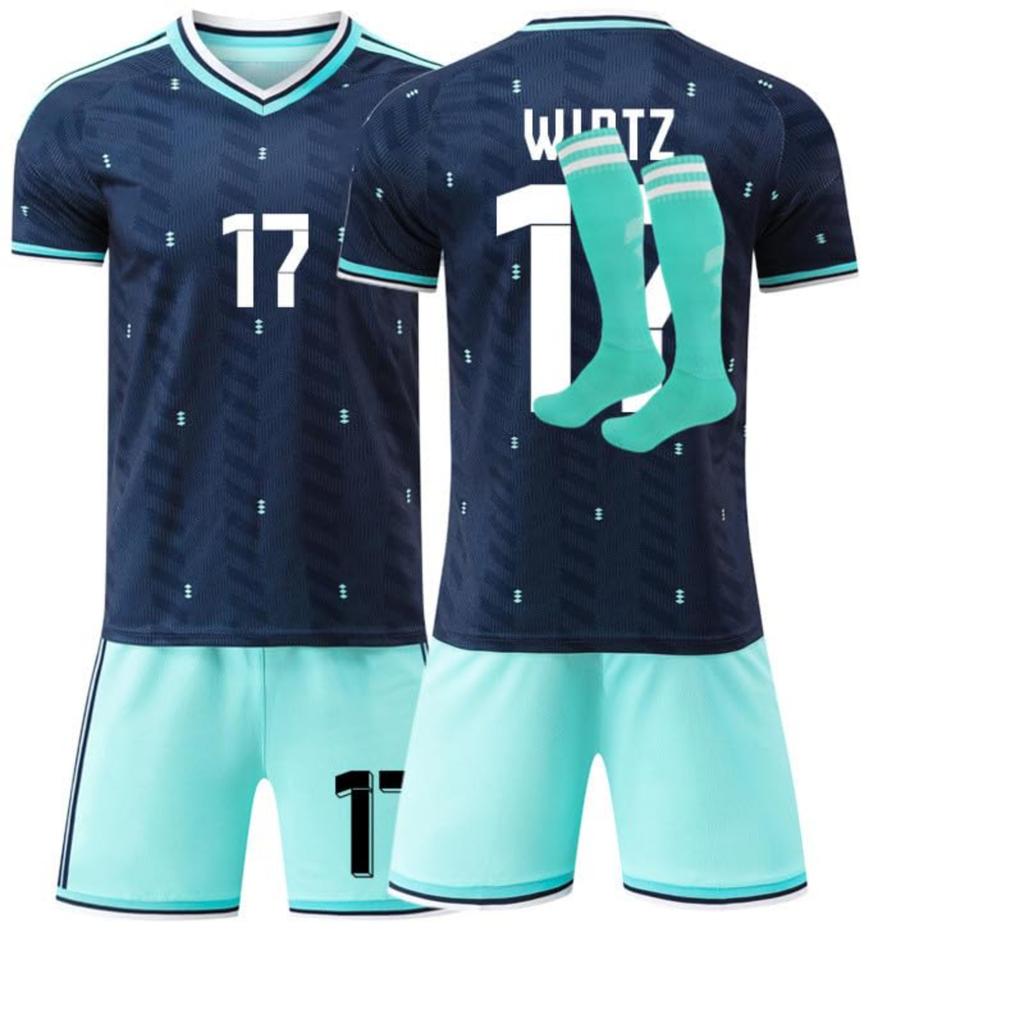 26England Auswärtstrikots Sportteam Uniform Set Fußball Trainingsanzug Set