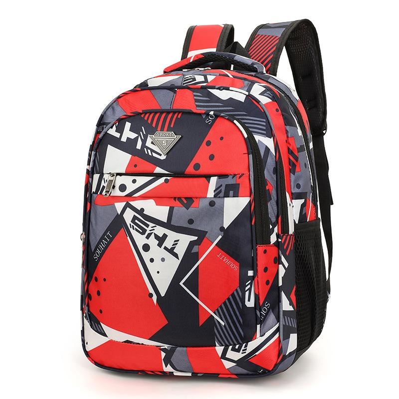 Travel backpack men's high-end backpack multi-layer waterproof junior high school schoolbag large capacity dirt-resistant high value