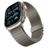 Metal Clasp Band for Apple Watch Ultra 3 2 1 49mm/Series 11 10 46mm/9 8 7 45mm/SE3 SE2 SE 6 5 4 44mm/3 2 1 42mm Milanese Stainless Steel Strap
