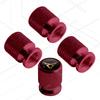 4 Stück/Set Für Ibiza Leon ATECA Tavascan Arona Born Ateca Tarraco Terramar LOGO Abzeichen Auto Rad Reifen Ventilkappen Reifenventilschäfte