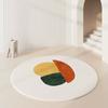 Round Imitation Cashmere Carpets Simple Living Room Decoration Rugs Modern Bedroom Decor Carpet Light Luxury Balcony Lounge Rug