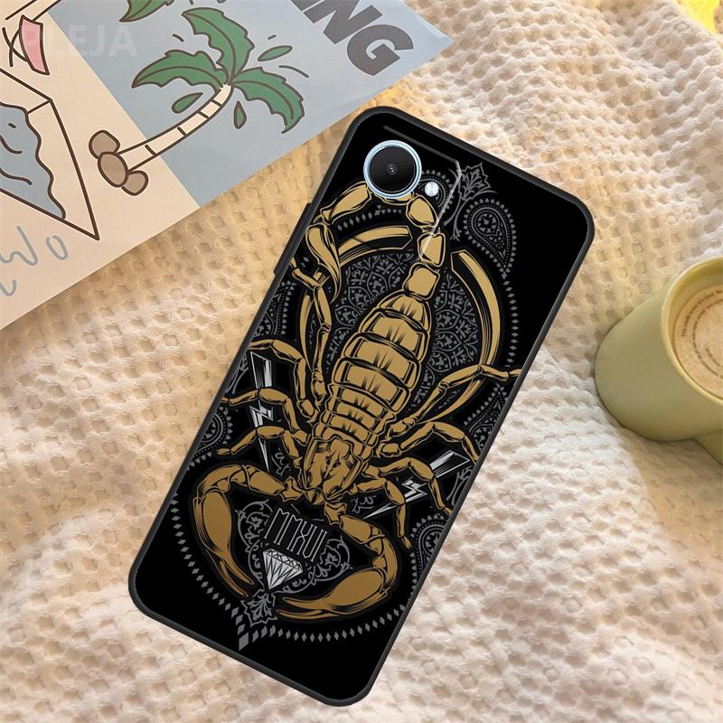 Scorpion Case For Realme C67 C63 C55 C51 C75 C61 C53 C35 C65 C71 11 12 13 14 15 Pro Plus GT6 GT7 Pro