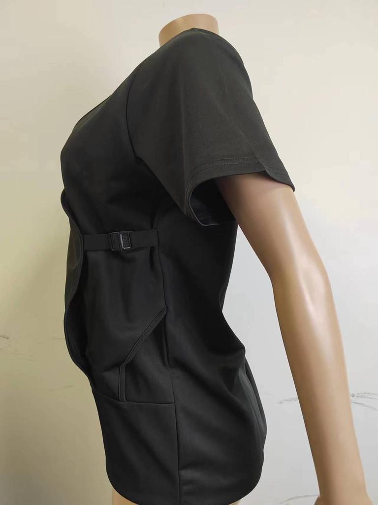 2024 Parent-Child Kangaroo Dad & Mom Soothing T-shirt Vest Baby Carrier - Skin-Friendly Women's Clothing