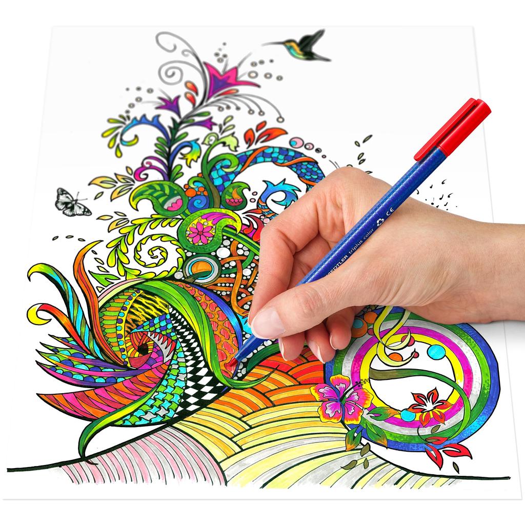 STAEDTLER Triplus Pen 20 323 SB20 Water-Based Set, Colors,