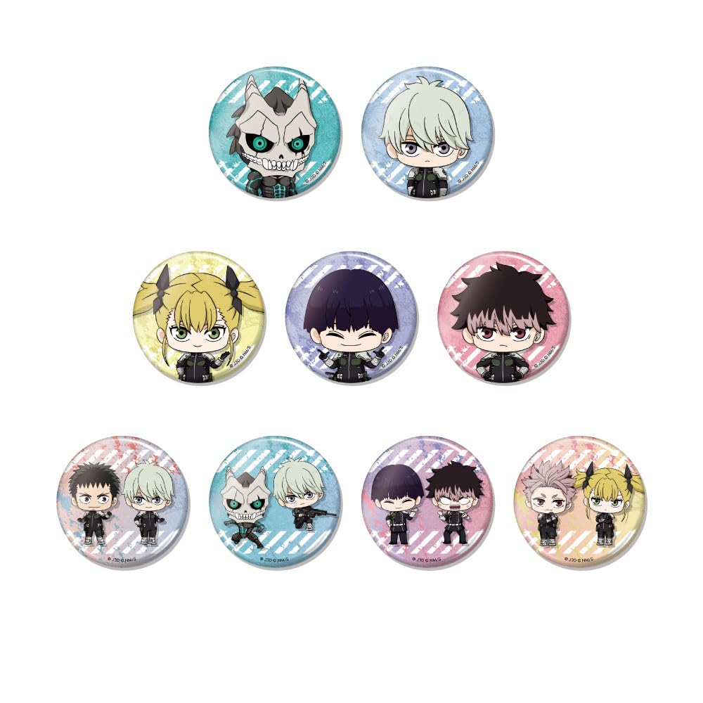 

Anime Kaiju No. 8 Waiwai Can Badge Box of 9