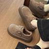 Thick-soled Fleece Women's 2 Winter New Short Tube Fleece Thickened Warm and Non-slip Cotton Shoes