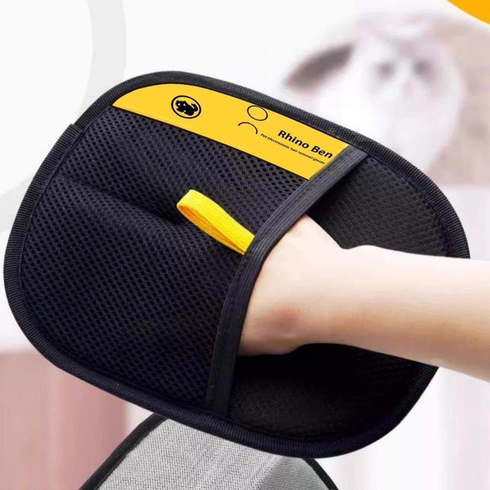 2PCS/SET Multi-functional Static Dedusting Brush Double-sided Removing Gloves  Puppy