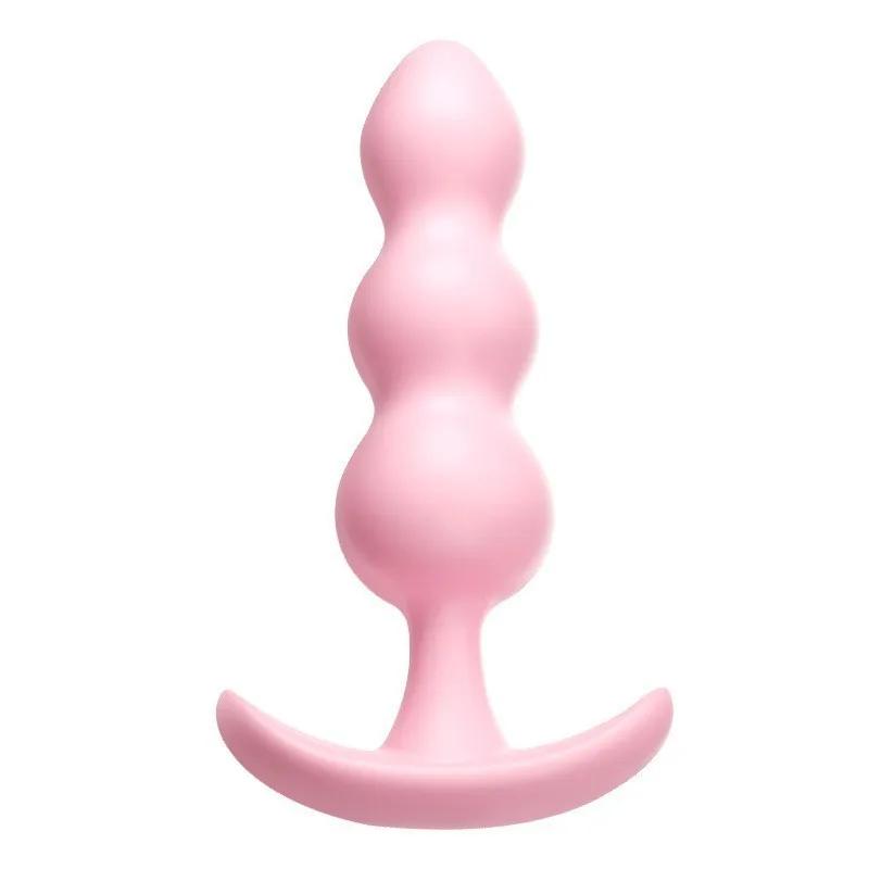 3pc/Set Silicone Butt Plug Ease-in -Anal Plugs Training Set Expandable Beginner Anales Beads Beginner Soft Silicone Anal Plugs