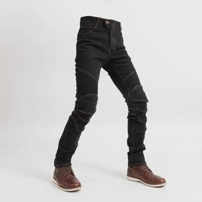 Jeansy motocyklowe: Unisex, Odporny na upadki, Slim Fit, Na każdą porę roku