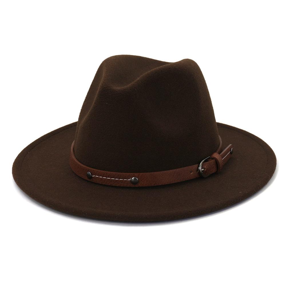 Fedoras Winter Hut Für Frauen 59-61 CM Männer Panama Gefilzt Jazz Hüte Neue Trilby Kirche Kappe sombreros de mujer