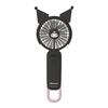 RHYTHM Sanrio Characters Collaboration Mobile Handheld Fan USB-C High Airflow 3-Way Powerful Handheld Fan Mobile Fan (Kuro-mi)