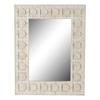 DKD Home Decor-Wall Mirror DKD Home Decor White Decapé Mango Wood (93.5 X 4.7 X 120.3cm)