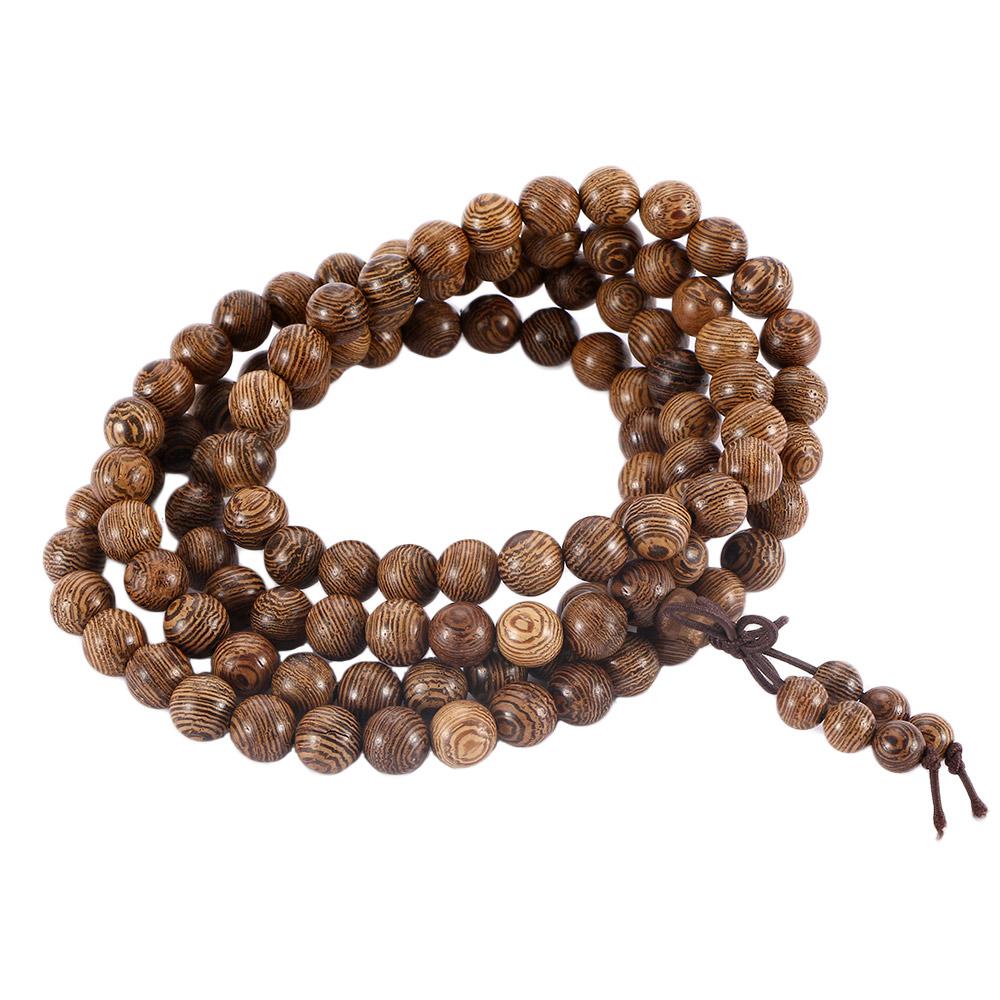 NEW Hot Sale Bangle Jewelry Beads Tibetan Buddhist Wooden Rosary Mala Bracelet Buddha Prayer Beads