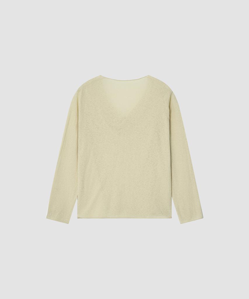 Deolil Low Drape Summer Knit_Beige