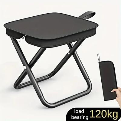 Scaun pliant de camping multifuncțional portabil pentru picnic în aer liber, scaun de pescuit ultra ușor, scaun de călătorie, accesorii de pescuit