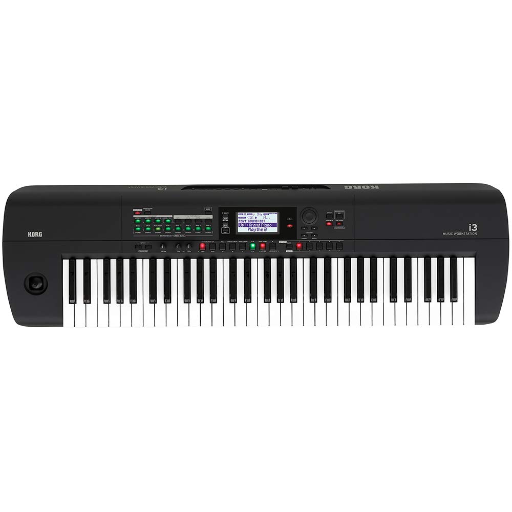 KORG Music Workstation I3 MB 61-Key Portable Stage Live Performance Music Production Battery-Powered with Adapter