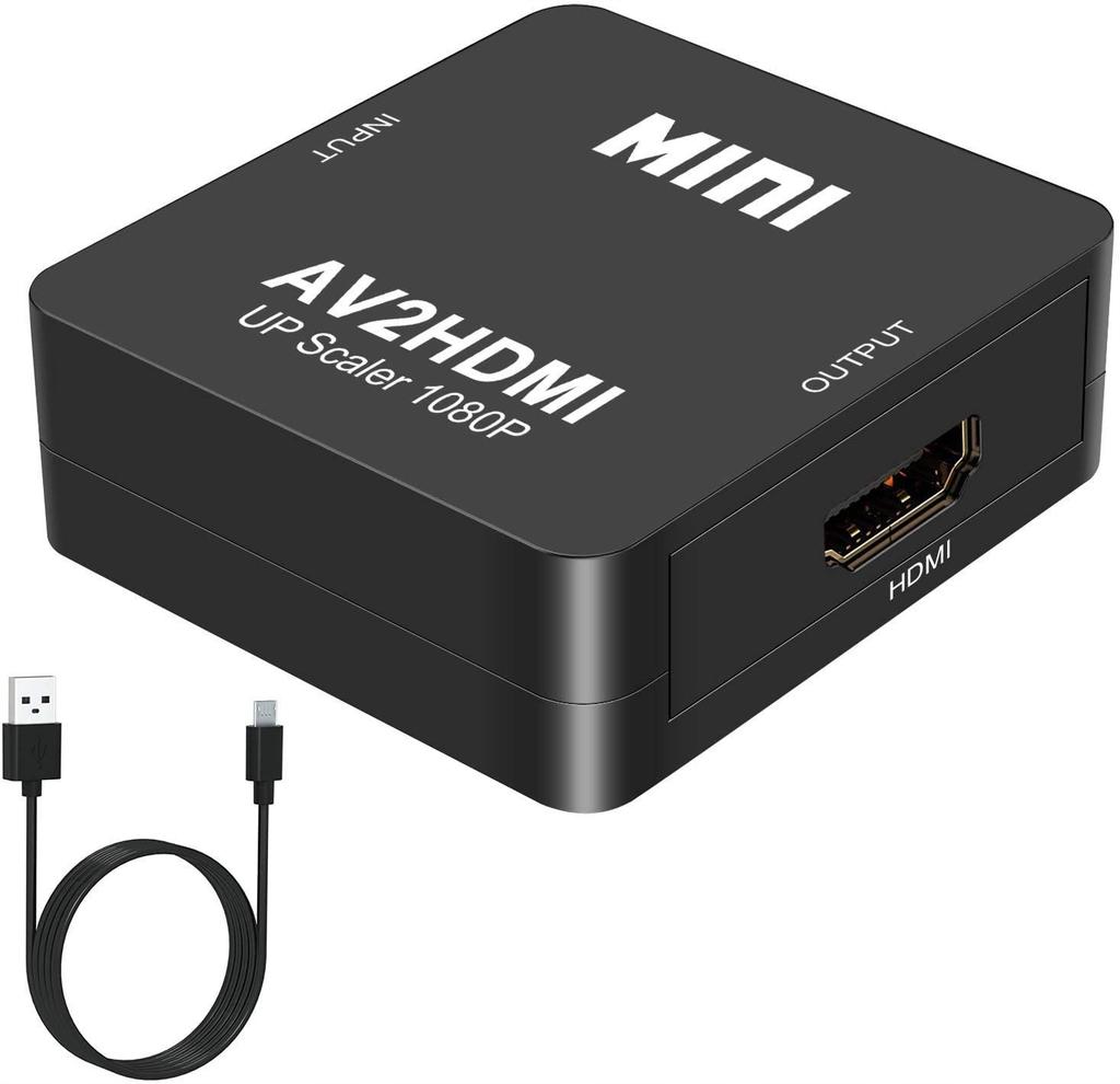 Adapter Converter Av Rca Cvbs Cinch To Hdmi 1080P Koanni