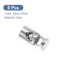 uxcell 8pcs Metal Cord Lock 6mm Single Hole Toggle Spring