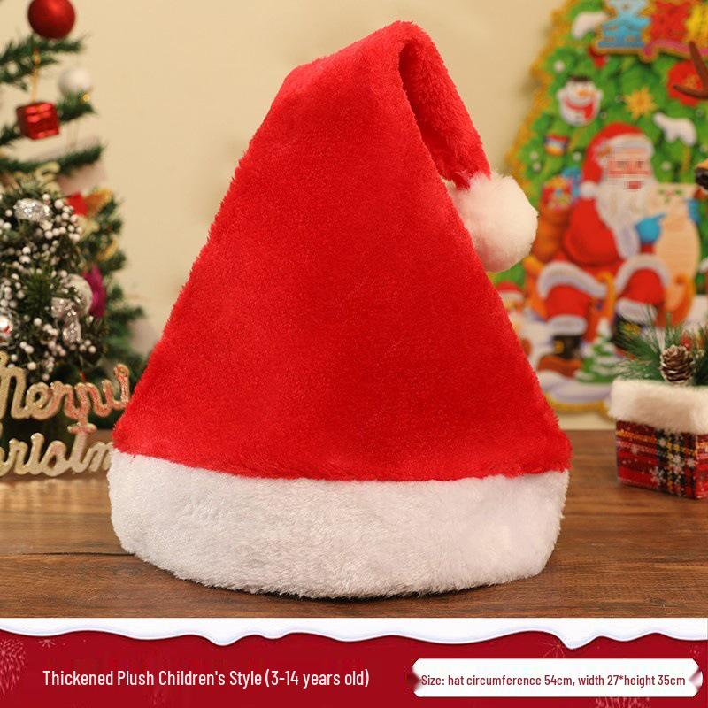 

Red Santa Christmas Hat for Children and Adults