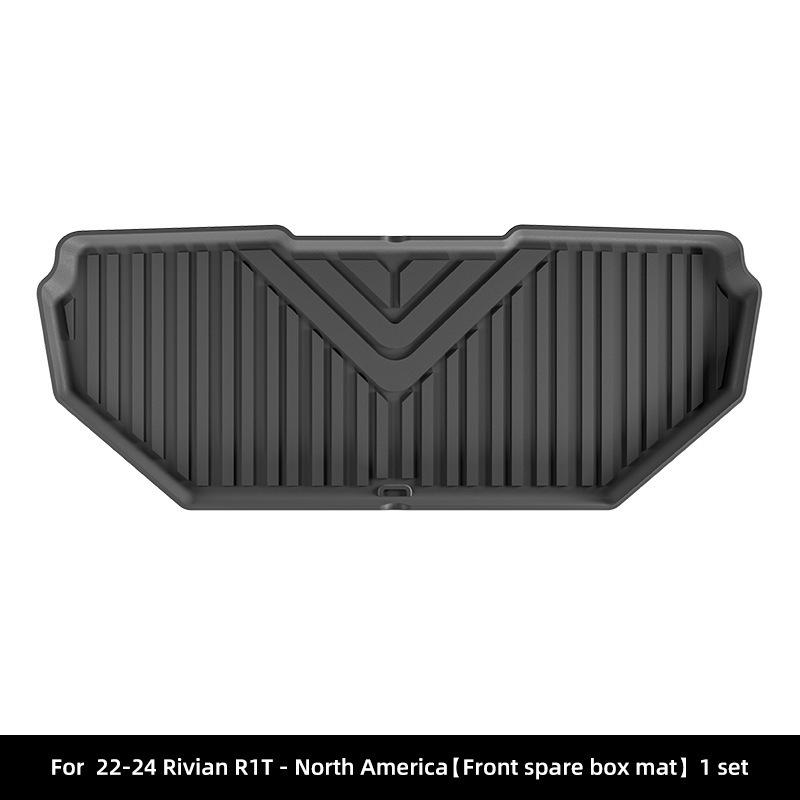 Rivian R1T 22-24 Custom Fit Dirt-Resistant TPE Floor Mats