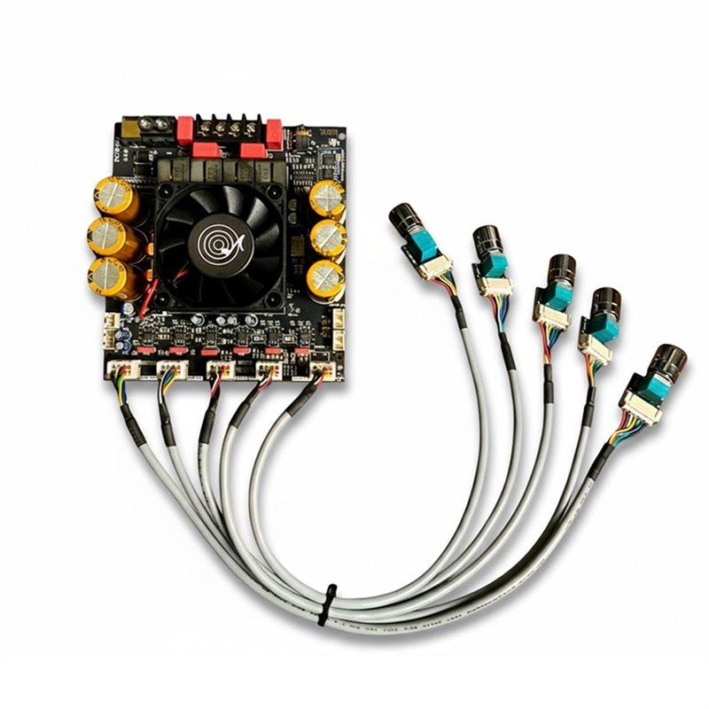 

SUB1200Q Bt Amplifier Board 600W X 2 QCC3034+ ES9023 Bluetooth Digital Amplifier Board With Subwoofer Extension