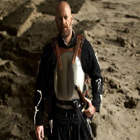 Medieval Chest Armour made steel And Leather Larp Fantasy Cosplay Costume