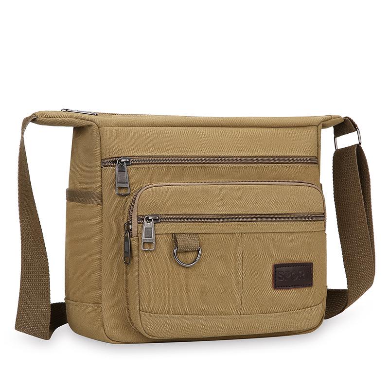Herren Canvas Umhänge- und Schultertasche - Lässige Reise Messenger und Rucksack