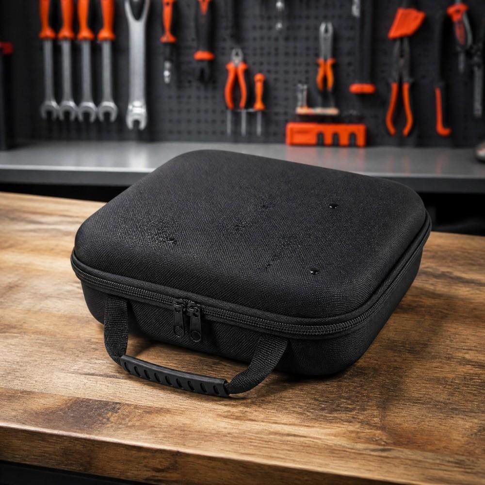 PU Leather Tool Organizer Case EVA Material Accessory Storage Case Portable Power Tool Bag Drill