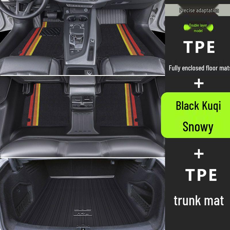 Volkswagen Passat Car Floor Mats: TPE Material, Surround Design, Door Sill Protection, Fits 19-26 Models, Eco-friendly