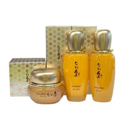 Hwayoon Skin Softener, Emulsion & Cream Set (Herbal Skincare 3 Types)