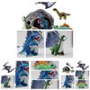 Creative T-rex Plush Toy In Dinosaur House Theme For Christmas Gift