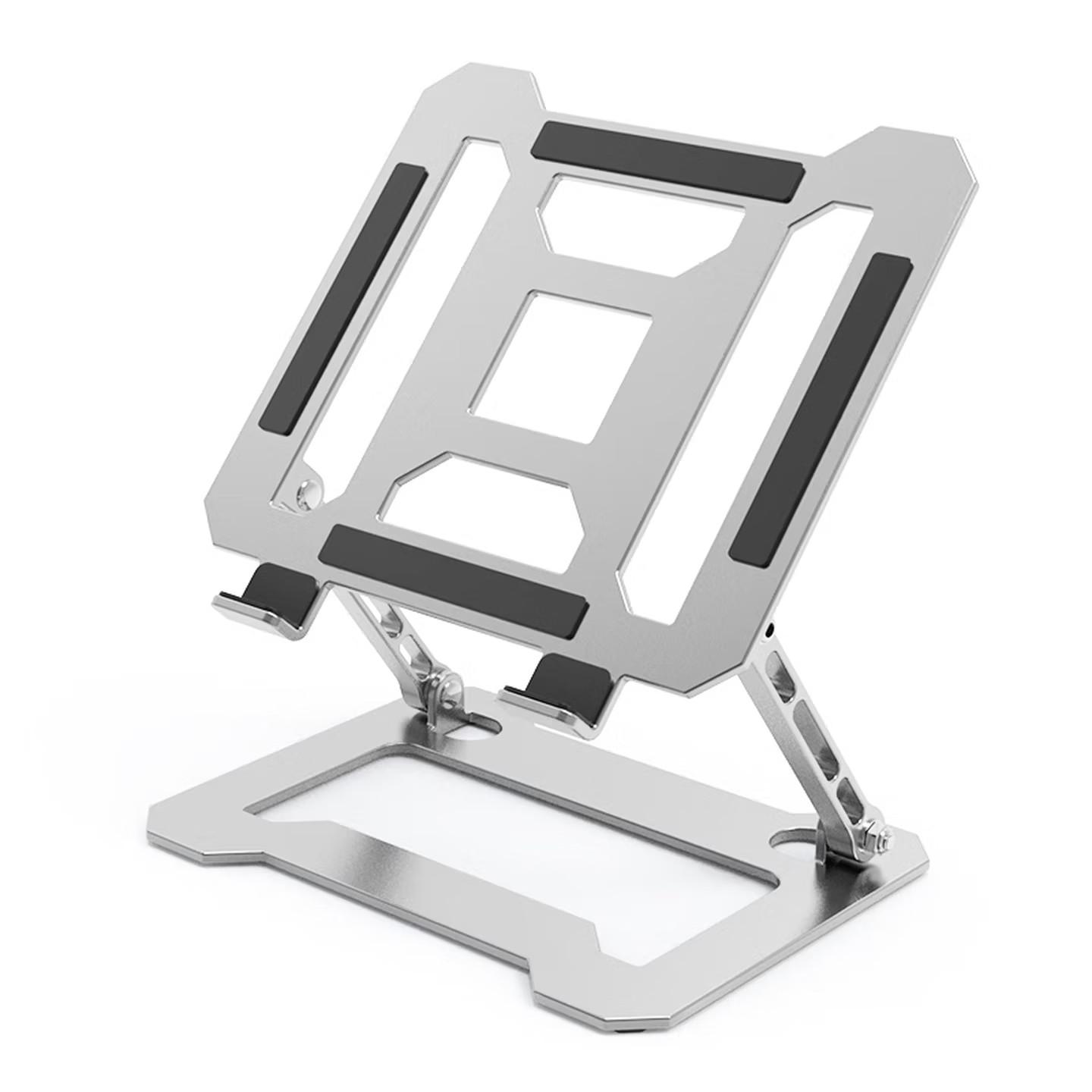 Support pour ordinateur portable, Support pour ordinateur, Support de refroidissement pour tablette, Hauteur réglable et pliable, Support de support