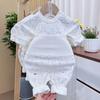 New Arrival High-Waist Pure Cotton Infant Set: Spring/Autumn Clothes & Pants