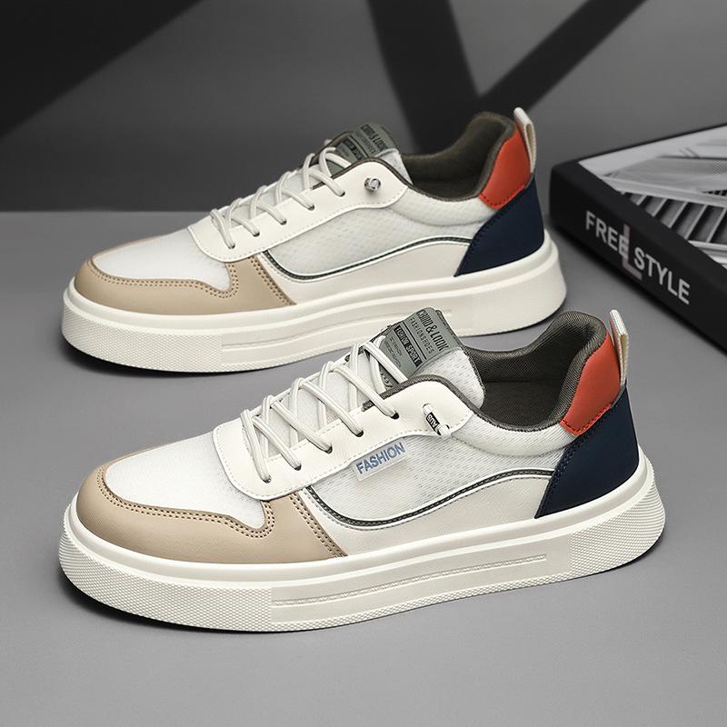Four Can Wear Men'S Board Shoes Low-Top Trend Comfortable Breathable Youth Simple Running Sports Shoes