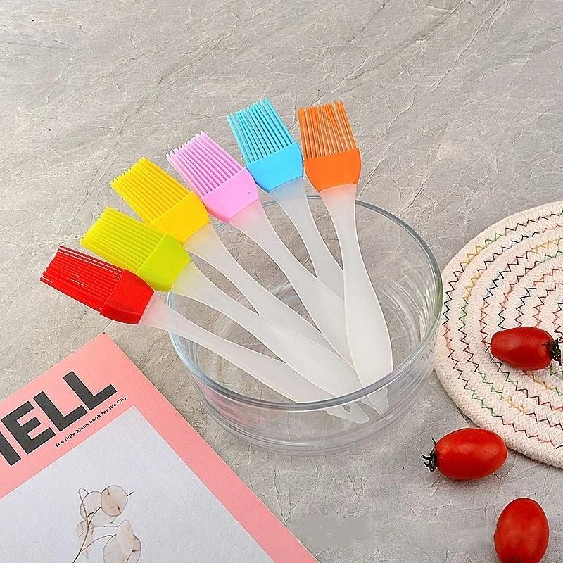 Silicone Barbecue Brush Pastry Grill Bread Oil Brush Split Type High Temperature Resistant BBQ Cake Baking Tool Bakeware