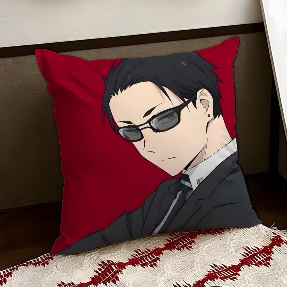 

Anime FBU Cushion Cover Reversible Soft Durable Pillow Cover Home Car MultiScene Use for Daily Comfort 30X30cm