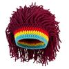 Cappello Caldo Copriorecchie Divertente Moda Capelli Intrecciati per Uomini Donne Inverno Pendolarismo Feste