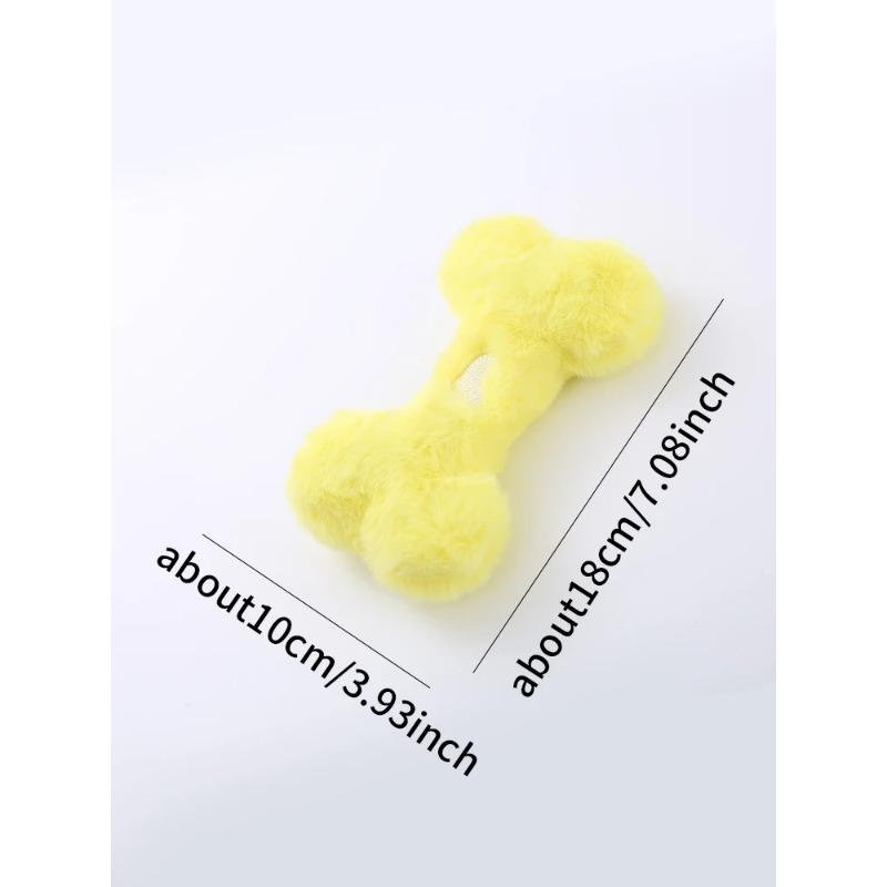 Cute Love Bone Plush Vocal Dog Toys Containing Bb Called Grinding Teeth Bite Resistant Interactive Play Pet Supplies