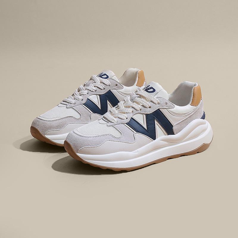 

Туфли Luji из вафельной кожи Forrest Gump женские 2024 года, новинка, модные повседневные универсальные туфли на платформе в стиле ретро для пап 40 синий