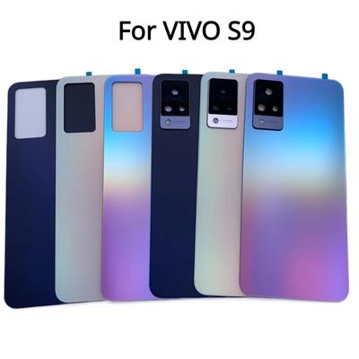 Rückseite Glas für VIVO S9 V2072A Akkudeckel Rücktür Gehäuse Rückseite Reparaturteile mit Kameralinse