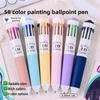 3Pcs/Box 10 Color Ballpoint Pens 0.8mm Multicolor Pens Colored Pens for Painting Study Marking