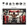 2D Flat Banner, 1pc Boxing Strength Wall Art Print Background Party BannerXY