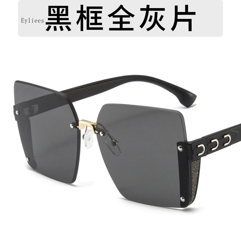 Vintage Rimless Sunglasses  Women Gradient Sunglasses Summer Shades Fashion UV400 Frameless Sun Glasses Ladies Eyeglasses