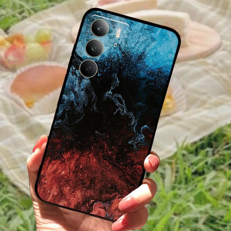 Hülle Für Realme C75 Stoßfestes TPU Silikon Handy Hülle Für Oppo Realme C75 4G Fundas Stoßstange Abdeckung Mode Weiche Schutzhülle