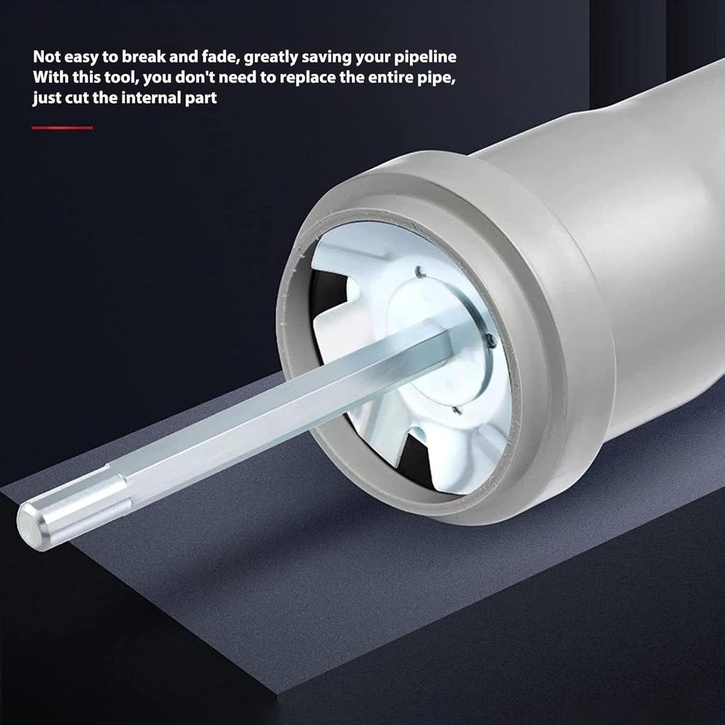 Plumbing Fitting Saver, PVC Pipe Reamer, Bit Socket Saver, High Speed Steel Socket Saver for Plumbing, Easy Install On Electric Drill, PVC Pipe