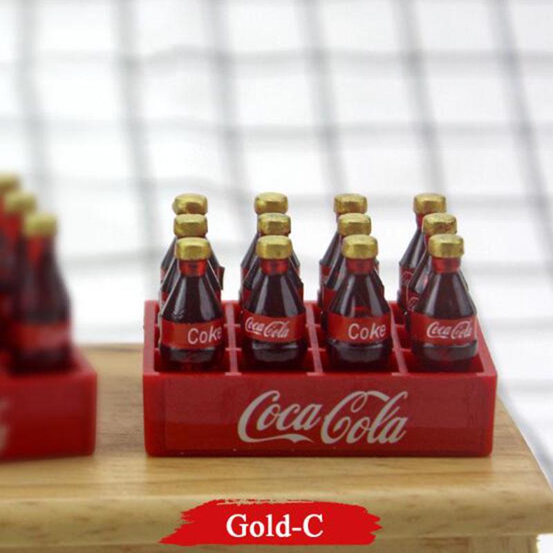 1/12 Dollhouse Miniatures Accessories For Doll Coke Drink Kitchen Toys