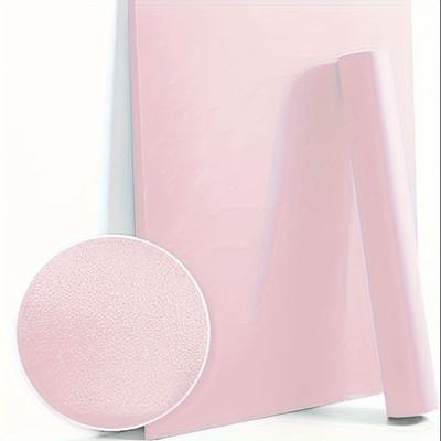 1 Pc Pink Self-adhesive Thickened Wallpaper Film Stickers Are Easy To Stick Wallpaper Shelf Lining  Table and Door Renovation,15.75*118in