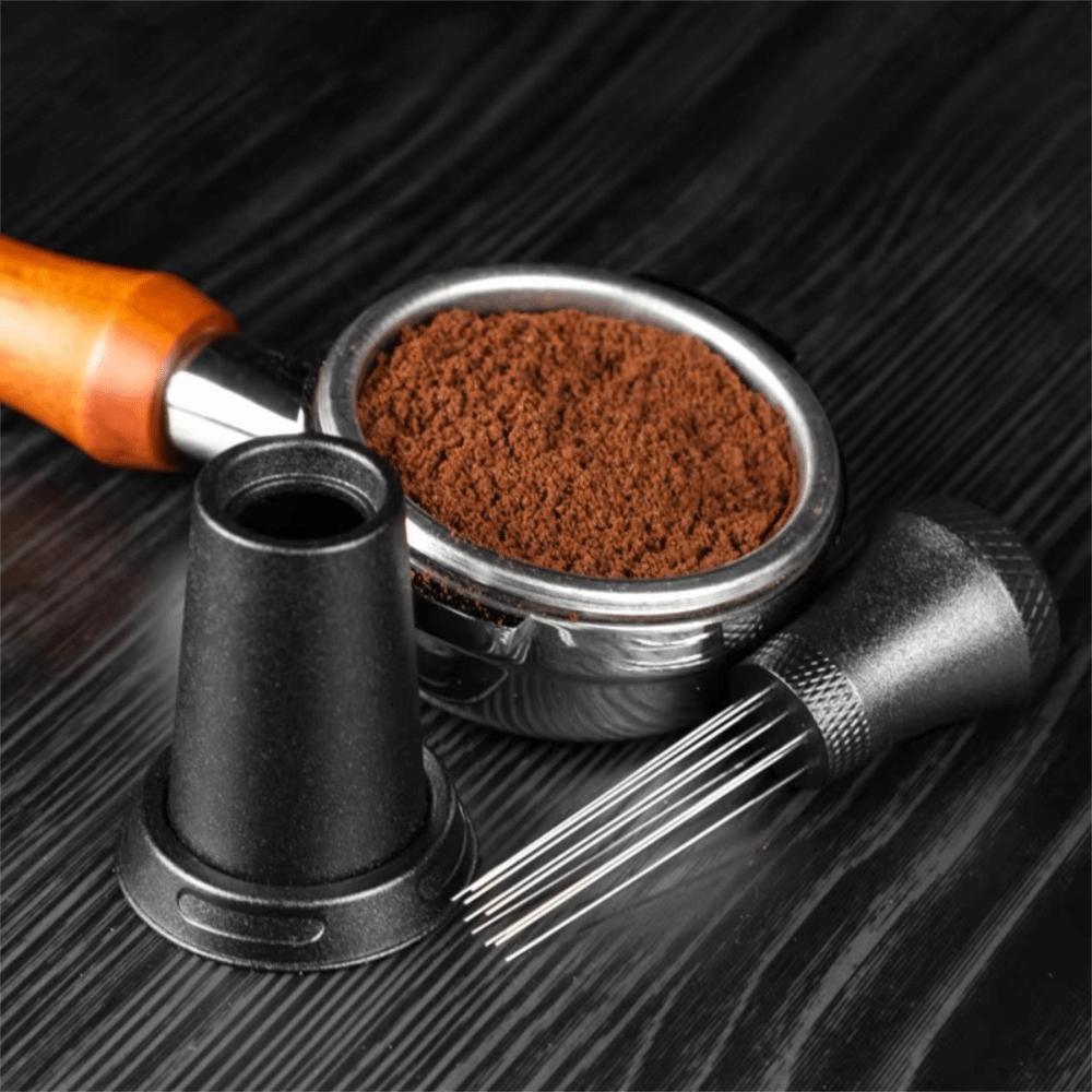 Stainless Steel Coffee Stirrer Non-slip Handle Coffee Powder Mixing Needle Cafe