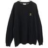 Long Sleeve T-shirt L Black Plain Long-sleeved T-shirt Men's Used