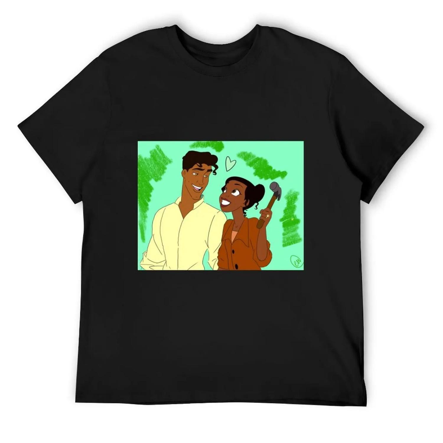 

Black love T-Shirt anime shirt oversized t shirt cute tops plus size clothes mens t shirts XXXXXL чорний